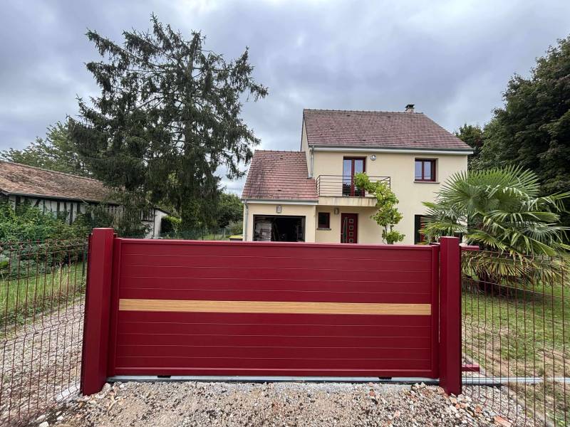 Création d'un portail coulissant en aluminium de qualité sur mesure dans les environs d'Elbeuf